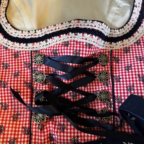 Country Line Authentic German Dirndl / Tracht - Size EU42 - Picture 3 of 9